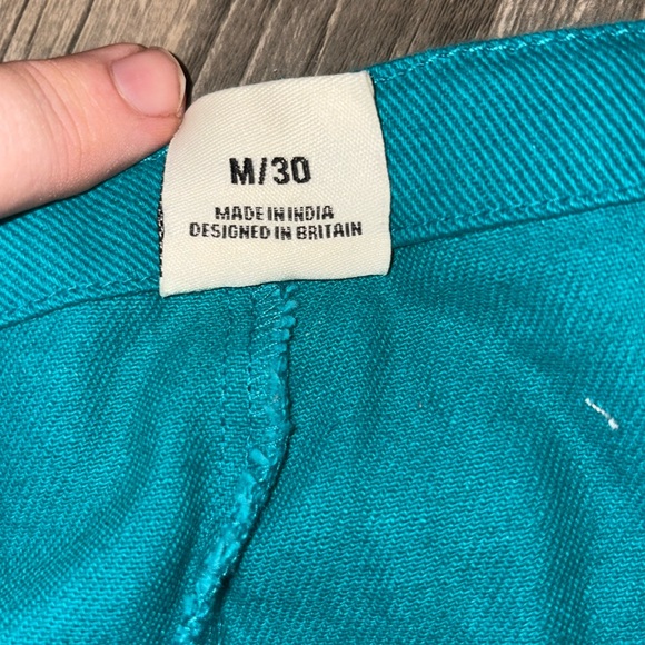 Lucy & Yak rare teal dungarees overalls - size 30 organic cotton - Picture 9 of 12